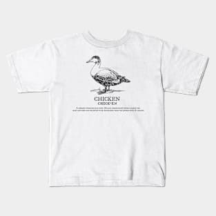 Chicken duck dictionary Kids T-Shirt